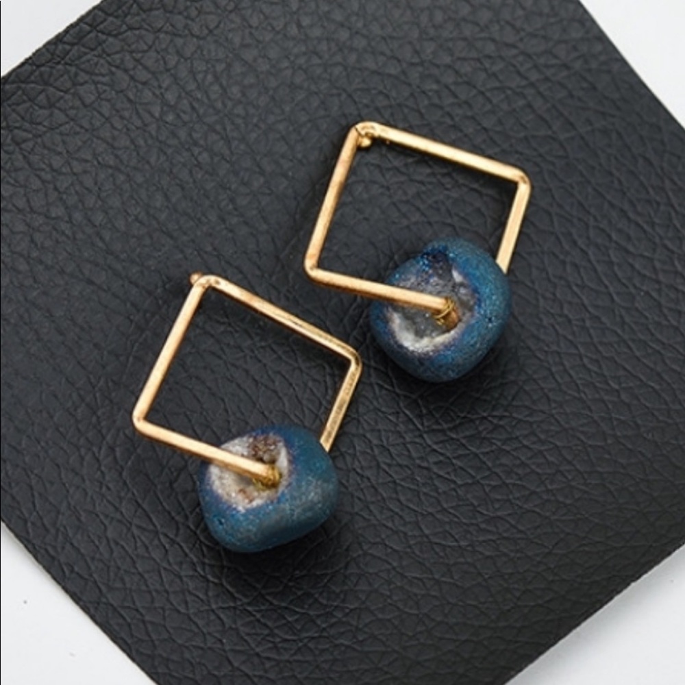 Druzy Statement Studs